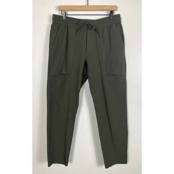 Lululemon Bowline Pant Dark Olive Men’s XL Casual Athletic Outdoors Sporty - Picture 6 of 13